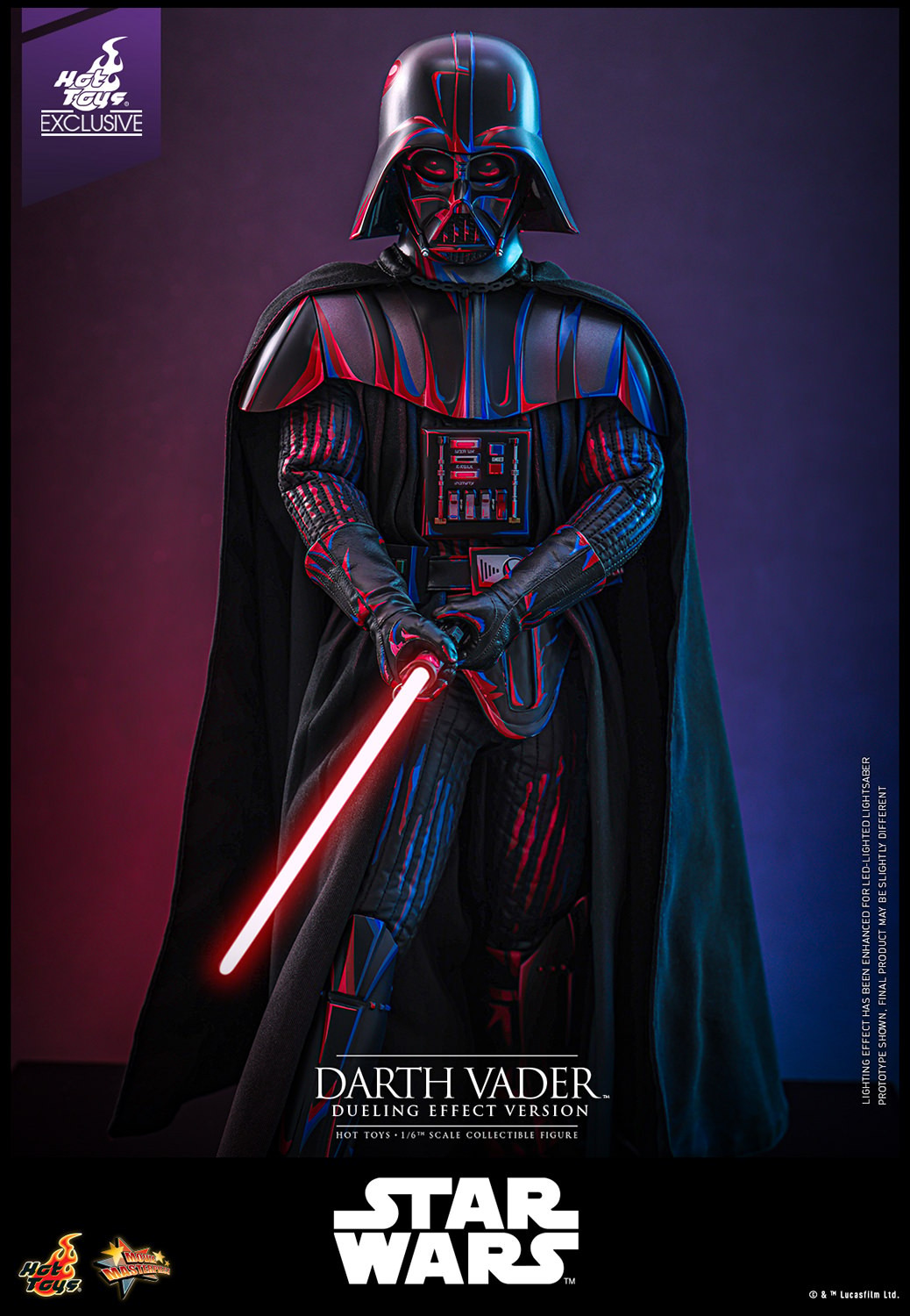 Darth Vader (Dueling Effect Version) Hot Toys sixth scale figure