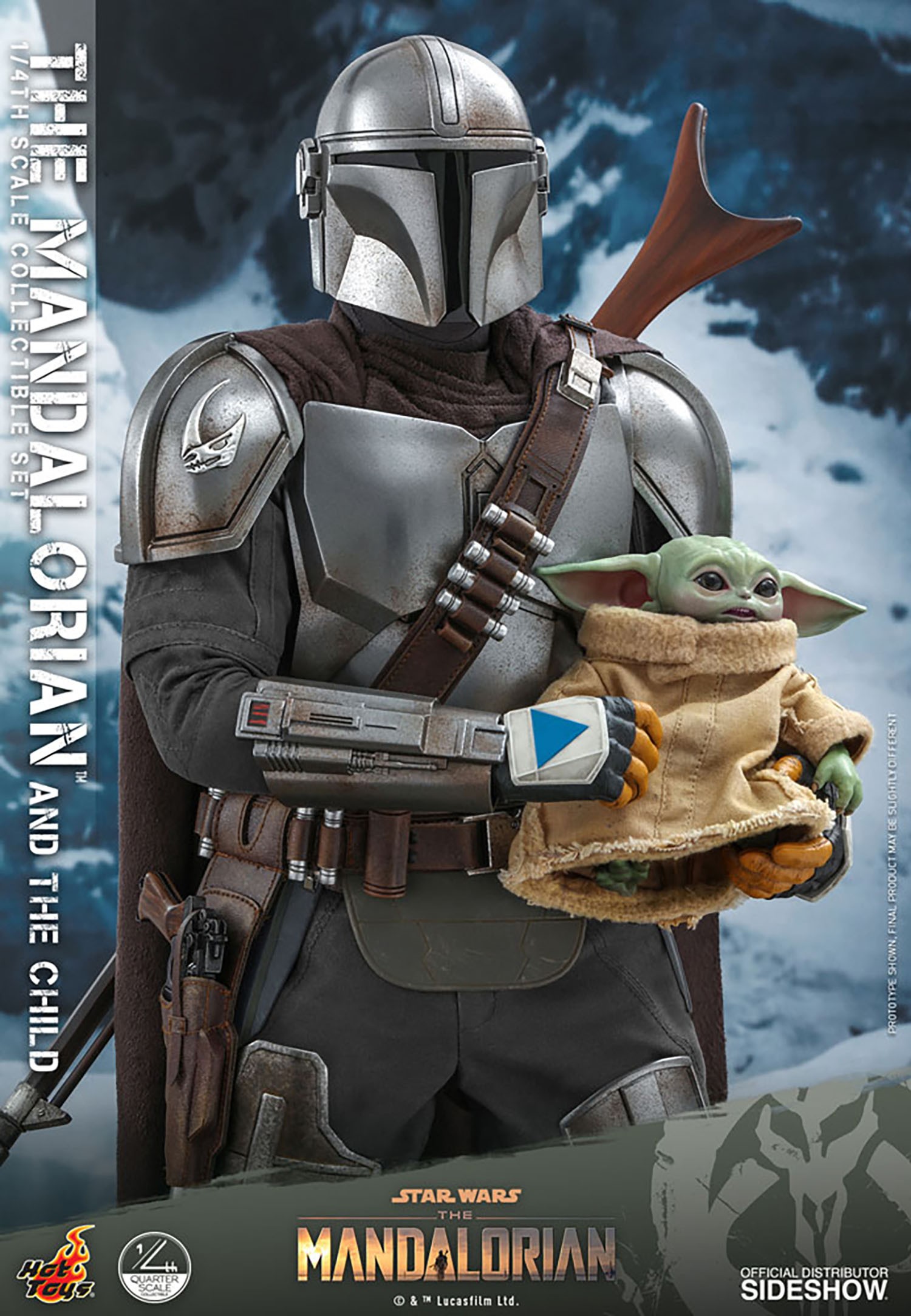 The Mandalorian (1/4 Scale) Hot Toys sixth scale figure