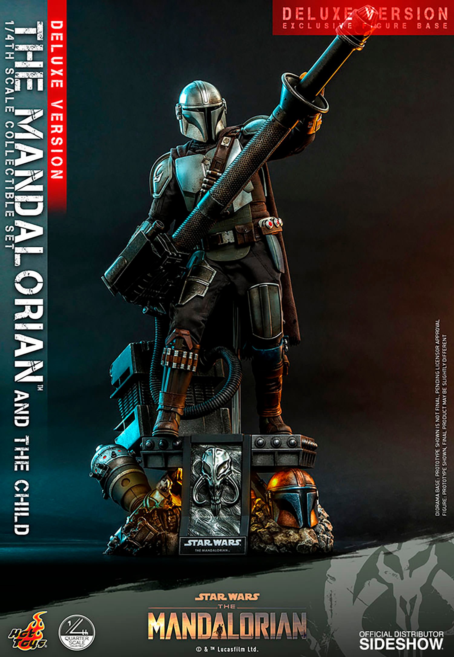 The Mandalorian (1/4 Scale Deluxe) Hot Toys sixth scale figure