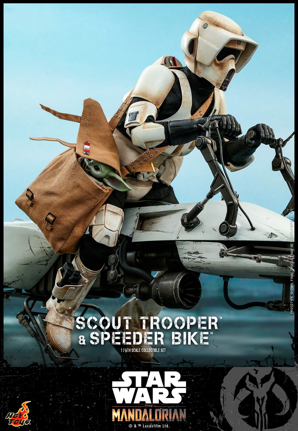 Scout Trooper and Speeder Bike Hot Toys sixth scale figure