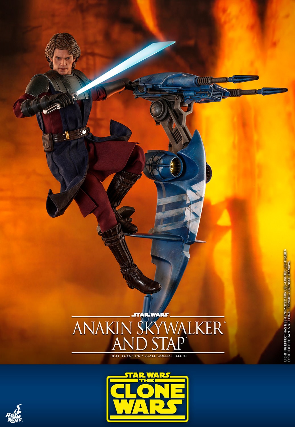 Anakin Skywalker & STAP Hot Toys sixth scale figure