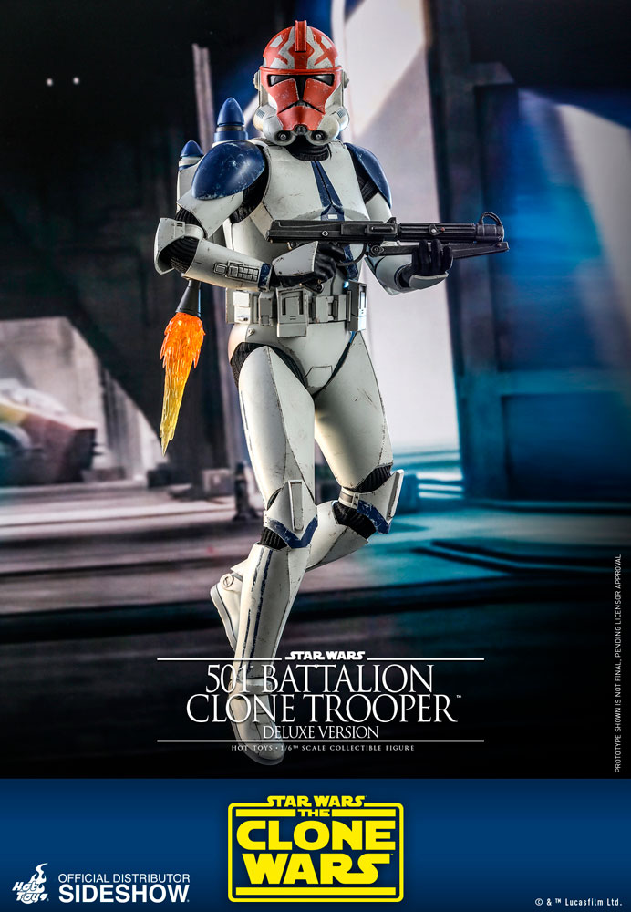 Clone Trooper (501st Battalion Deluxe) Hot Toys sixth scale figure