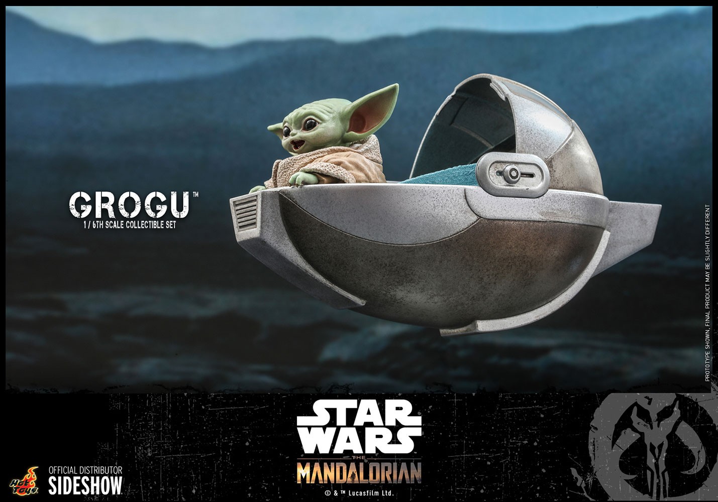 Grogu Figure Set Hot Toys sixth scale figure