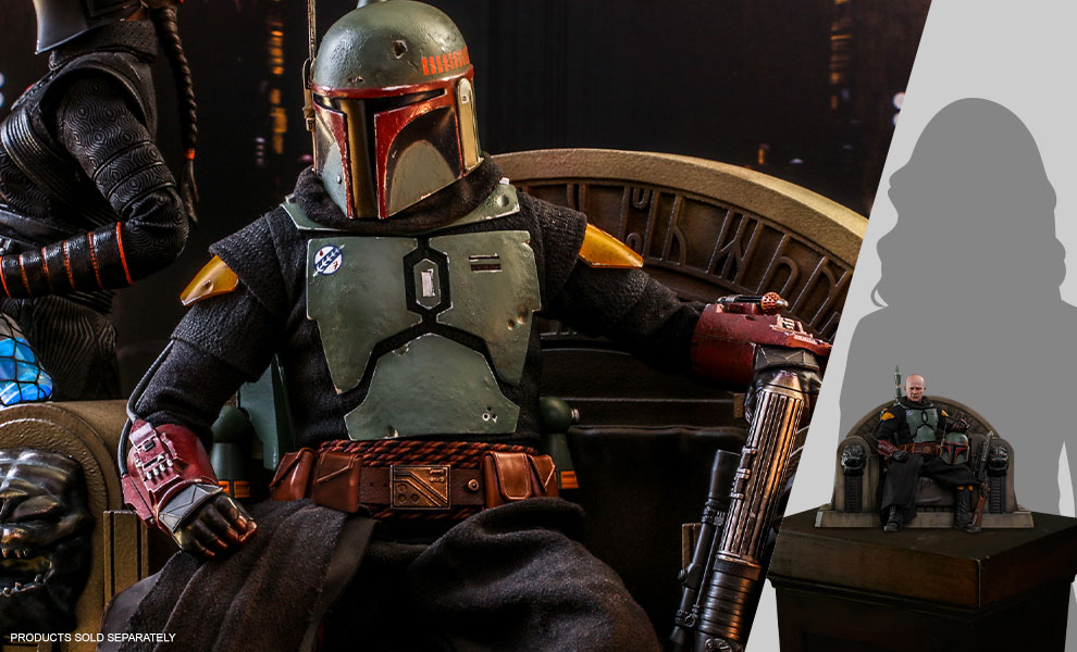 Boba Fett (Repaint Armor) & Throne Hot Toys sixth scale figure
