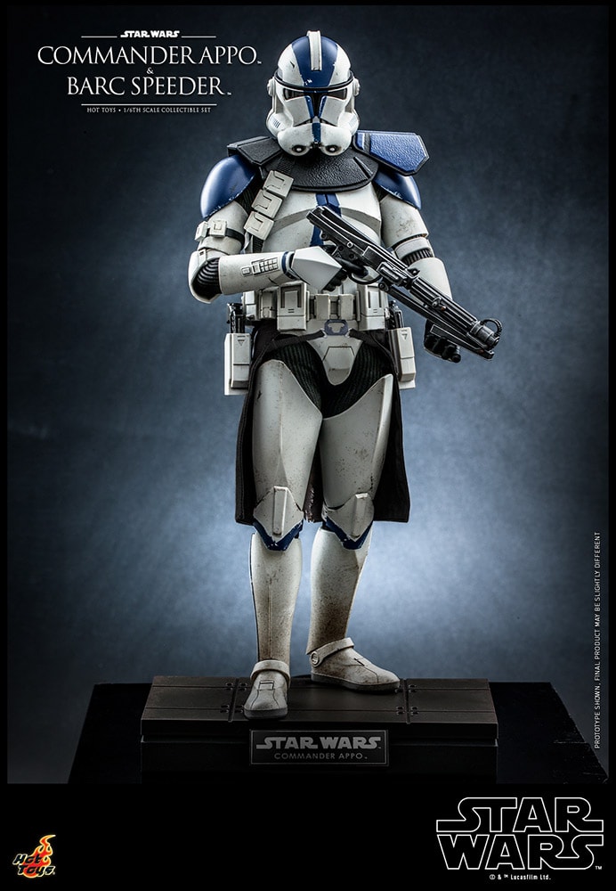 Commander Appo with BARC Speeder Hot Toys sixth scale figure