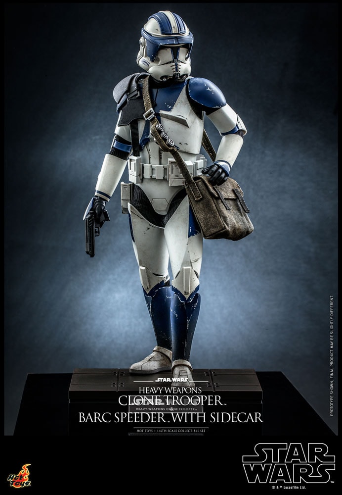 Heavy Weapons Clone & BARC Speeder Hot Toys sixth scale figure