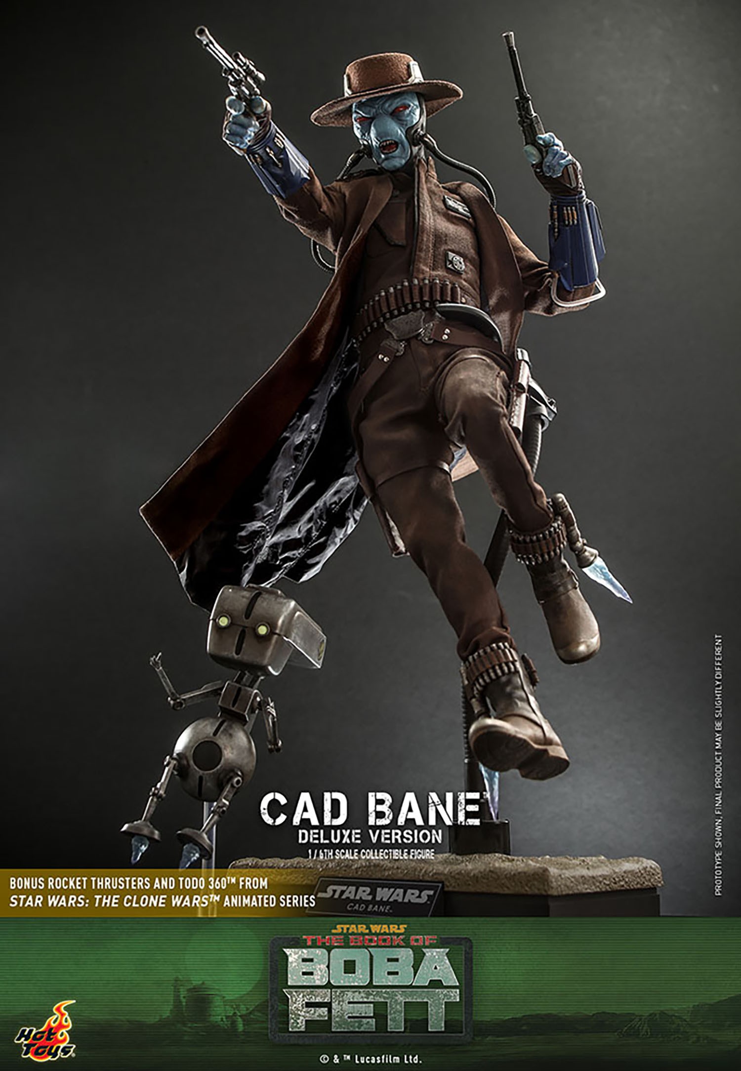 Cad Bane (Deluxe) Hot Toys sixth scale figure