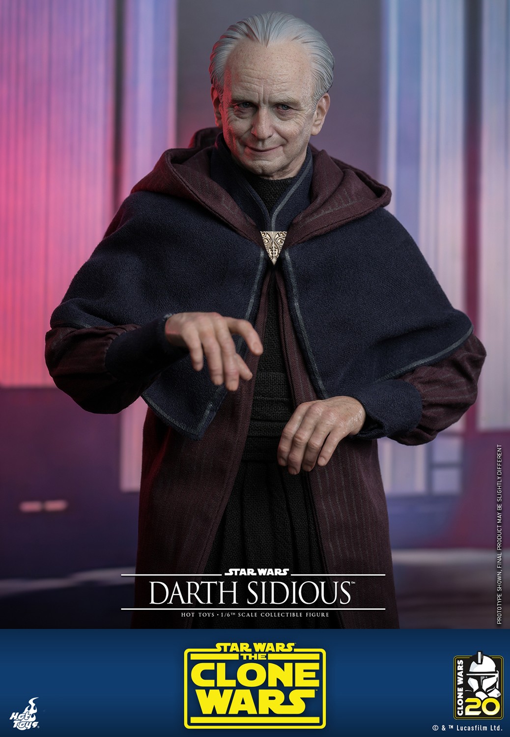 Darth Sidious Hot Toys sixth scale figure