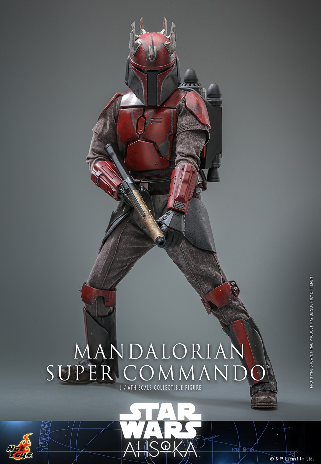 Mandalorian Super Commando Captain Hot Toys sixth scale figure