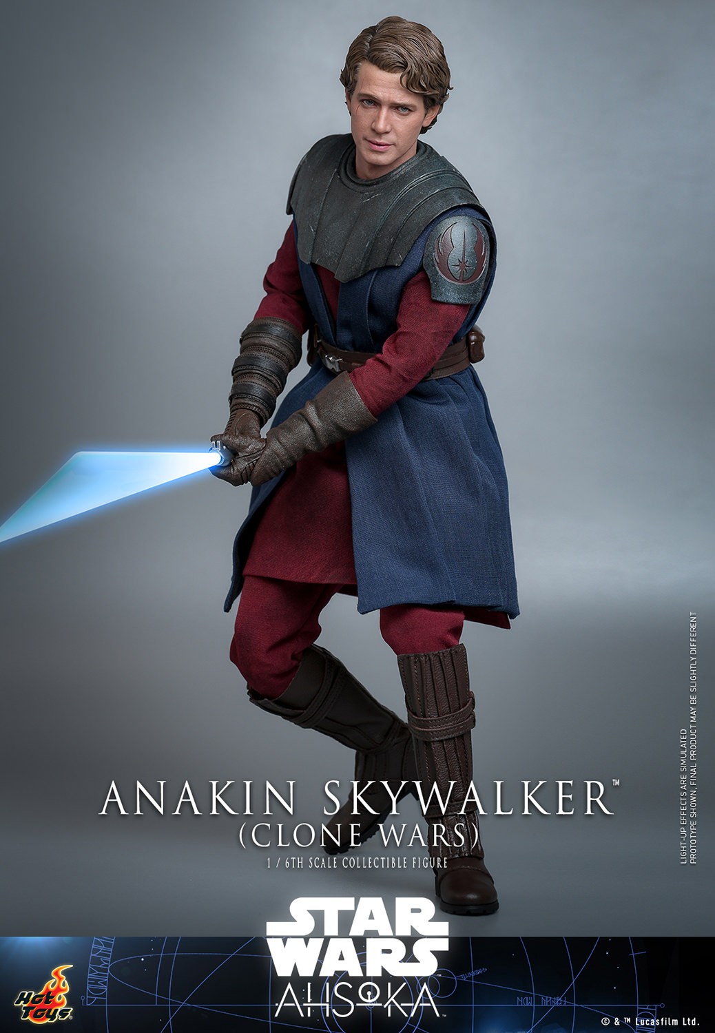Anakin Skywalker (Clone Wars) Hot Toys sixth scale figure