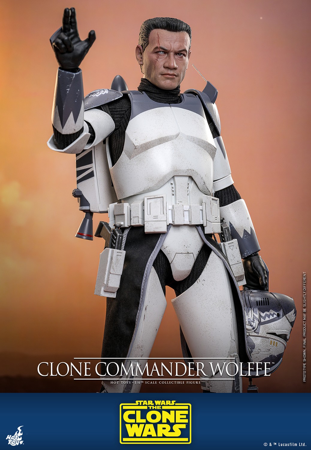 Clone Commander Wolffe Hot Toys sixth scale figure