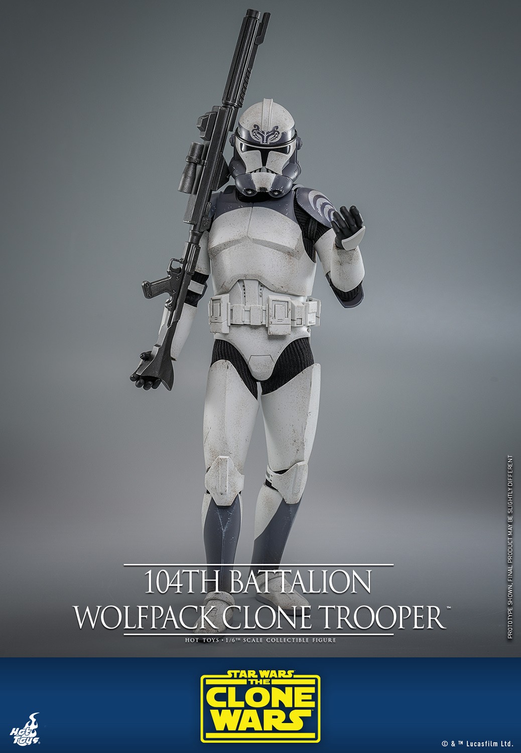 104th Battalion Wolfpack Clone Trooper  Hot Toys sixth scale figure