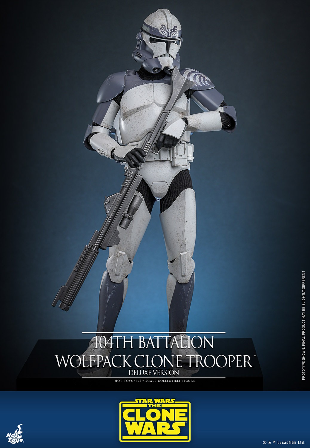 104th Battalion Wolfpack Clone Trooper (Deluxe Version) Hot Toys sixth scale figure